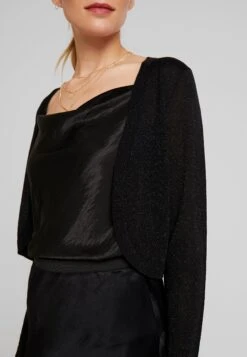 Kaffe Kaankra Bolero - Vest - Deep Black -Dameskledingwinkel 7b7580409a8c44a79818799b4b274dca