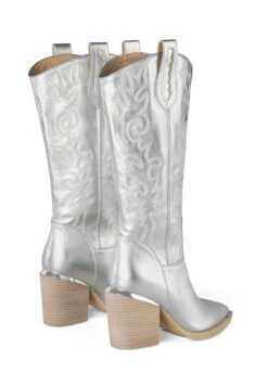 Alma En Pena Cynar - Cowboy-/Bikerlaarzen - Plata -Dameskledingwinkel 9d2f68b91b714bdf93c723a44296365d