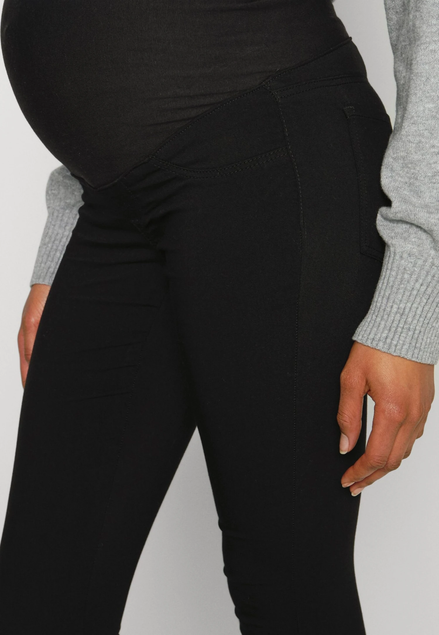 Mamalicious Mllucy - Legging - Black Denim 6 Mamalicious Mllucy - Legging - Black Denim - Afbeelding 6