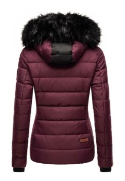 Marikoo Unique - Winterjas - Dark Red Melange -Dameskledingwinkel cd9189bacada401fa754f854e9f94e96