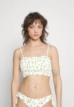 Seafolly Summer Crush Shirred Long Line Bandeau - Bikinitop - Off-White -Dameskledingwinkel d30beb9cb95344b78c7442facd6500a4