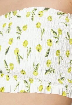 Seafolly Summer Crush Shirred Long Line Bandeau - Bikinitop - Off-White -Dameskledingwinkel d409e814baf549c780a1abcc0718fe2a