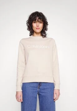 Calvin Klein Core Logo - Sweater - White Clay